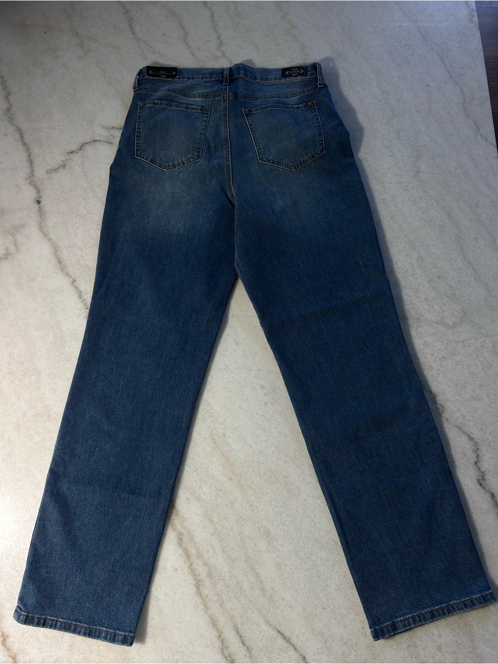 Nannette Medium Blue Straight Leg Jeans - Picture 2 of 5